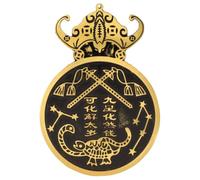 Copper Eight Diagrams Mirror Golden Chinese Style Wall Hanging Decor