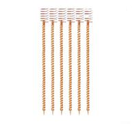 Copper Electroculture Garden Antenna Stakes With Handle For Boosting Plant Growth And Soil Quality In Outdoor Farms Greenhouses And Indoor Pots Six Piece Set