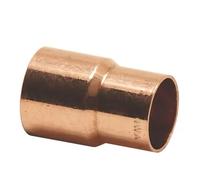 Copper END Feed REDUCING COUPLERS 15MM X 10MM, Suitable for Drinking Water, Suitable for Water, Oil & Gas Systems, Suitable for Hard & Soft Water Areas, 2 in Pack