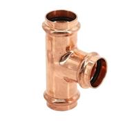 Copper Equal Tee Fitting Water Heating Connector