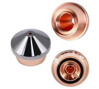 Copper Fiber Laser Nozzle M14 Thread Single Double Layer 28mm Diameter 22mm Height 0.8-5.0mm for High Power Metal Laser Cutting Head Single 5.0mm