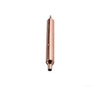 Copper Filter Drier 129 x 18.4 mm Desiccant Core (130 mm x 18.5 mm) | Built-in desiccant core, absorbs moisture, prevents ice, 129x18.4mm size, copper construction