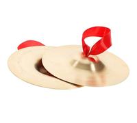Copper Finger Cymbals 1 Pair Dance Percussion Instrument for Kids