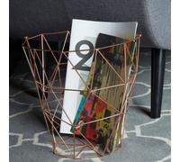 Copper Finish Storage Basket | Vertex