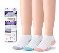 Copper Fit Ankle Length, White/Multi, Large-X-Large