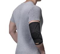 Copper Fit Elite Elbow Compression Sleeve Medium - Support Brace - For Tendonitis, Tennis & Golfer's Elbow - Sports Protection - Pain Relief - Speed up Recovery - Copper Infused - Comfortable Fit