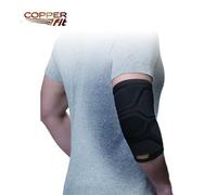 Copper Fit Elite Elbow Compression Sleeve Large - Support Brace - For Tendonitis, Tennis & Golfer's Elbow - Sports Protection - Pain Relief - Speed up Recovery - Copper Infused - Comfortable Fit
