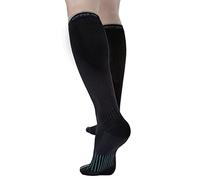 Copper Fit ICE Unisex Menthol Infused Compression Socks, Large/X-Large, Black, large