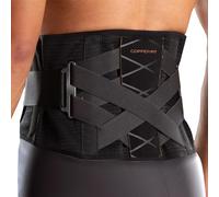 Copper Fit X-Back Brace for Lower Back Support - Adjustable, Breathable Design - for Men and Women (Small/Medium)