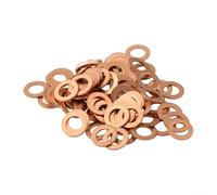 Copper Flats in a Pack Hundred Piece Selection Of Metric Seal Washers Your Connection Needs Across Nine Varieties (8x14x1mm)