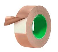 Copper Foil Tape,Aluminum foil tape ,double-sided conductive tape, pure copper thickened copper tape, high temperature resistant copper foil conductive tape, 0.1mm thick, 30m long,0.1 thick*8mm wide*3