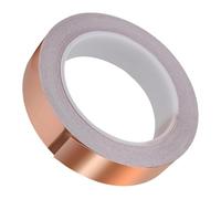 Copper Foil Tape for Stained Glass | Single-Sided Conductive Soldering Tape - Stained Glass Foil Tape for Paper Circuits, Electrical Repairs, Grounding, Arts and Crafts, Home Interior