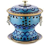 Copper Fondue, Chinese Tranditional Hotpot,Hot Pot Mongolian, Pure Copper Traditional Modern Thicken Charcoal