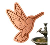 Copper for Bird Bath | Safe Portable Cleaning Bowl Dish | Copper Bird Bath Disc - for Outside Outdoor Garden Yard Backyard Patio Balcony Ground Pond Home House