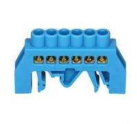 Copper for bridge Terminal Block 4P Blue Neutral Wire Copper(6-hole)