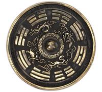Copper Four Sacred Beasts Bagua Mirror Home Wall Decor Ornament