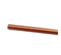Copper Fully Threaded Metric Bar Studding Rods M4 M5 M6 M8 M10 M12 M14 Length 30mm - 500mm(M6x30mm 2Pcs)