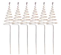 Copper Garden Stakes, Spiral Plant Supports, 20cm Heavy Duty Garden Rods, for Vegetables Climbing Plants Vines Yard Landscaping Netting Support Planting Protection Structure Solution Tool Set
