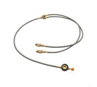 Copper Gas Cylinder Adapter Cable for Outdoor Stove Head, for Connector Extension Hose for Household Tank, Camping and Backyard Barbecue Cooking(E)