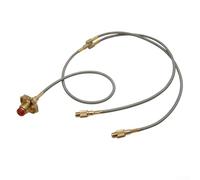 Copper Gas Cylinder Adapter Cable for Outdoor Stove Head, for Connector Extension Hose for Household Tank, Camping and Backyard Barbecue Cooking(A)