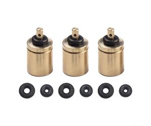 Copper Gas Refill Adapter Camping Inflation Valve Nozzle Portable Lightweight Gas Connector Pack of 3 Compact Outdoor Gas Tank Adapter