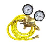 Copper Gauge Pressure Reducer Featuring Inflation Hose with Flexible Hose Engineered for Long Lastingly Efficient Copper Nitrogen Regulator