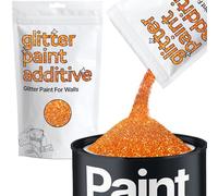Copper Glitter Paint Additive 100g for Adding Sparkle to Paints & Varnish | Paint Walls Sparkly Add to Emulsion, Acrylic or Lacquer Indoor | Hemway