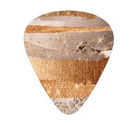 Copper Gold Strokes Glamour Texture,12 Pcs Guitar Pick,3 Different Thickness Plectrums for Acoustic Guitar Bass Ukulele (0.46mm 0.96mm 0.71mm)