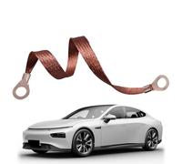 Copper Ground Belt - High Strength Automotive Cable, Flat Conductor Connector | Professional Motor Ground Belt for Battery Distribution Box