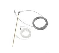 Copper Grounding Rod Kit with 16m Wire for Earthing Mats Pads Sheets, 12inch Rod Length, Includes 4.6m and 12.5m Cables for Home Electrical Safety