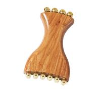 Copper Gua Sha Massage Tool for Beginners,Wood Colour