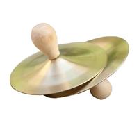 Copper Hand Cymbals - Excellent Sound Quality, Easy Grip Design for Kids and Children, for Early Education and Music Learning