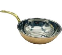 Copper Handi Pan with Handle Balti Restaurant Main Side Rice Dish Indian (Main Dish 6 inch)