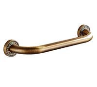Copper Handrail Grab Bar/Bathroom Shower Bathtub Auxiliary and Safety Support Rail/Wall-Mounted Straight Towel Rack(38Cm)