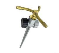 Copper Head Motion Sensor Sprinkler with Full 360 Coverage, for Heavy Duty Aluminium Alloy Construction Lawn Garden Irrigation, Easy Install Silver Grey