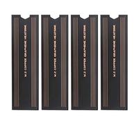 Copper Heat Sink Pad Notebook Memory Card Cooler Hard Disk Radiator Heatsink Thermal Pads NVME SSD Cooling Laptop Copper Cooler Radiator Coating Heatsink High Thermal Conductivity Cooling Memory Card