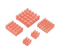 Copper Heatsink Kit RPI 5 GPU Chip LED Cooling Copper Heatsink Self-Adhesive Heat Sink Radiator