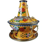 Copper hotpot, Chinese Tranditional Hotpot,Hot Pot Mongolian, Pure Copper, All Thick Electric Carbon(32cm)