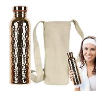 Copper Insulated Water Bottle - Insulated Hydration Jug | Leakproof 27Oz Portable Cup for Daily Camping Outdoor Sports Gym Hydration Traveling Work