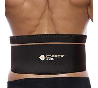 Copper Joe Back Support Brace - Ultimate Copper Infused Back Braces for Lower Back Pain Relief. Lumbar Waist Support Wrap - Made for Men and Women (Small/Medium)
