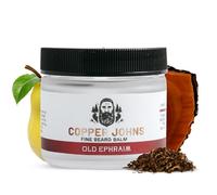 Copper Johns Old Ephraim Shea Butter Beard Balm for Men with Castor Oil, Vitamin E Oil, Argan Oil and Sea Minerals for Enhance the Softness, Shine, and Growth of Your Beard