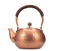 Copper Kettle, Kettle, Boiling teapot, Manual Beaten Copper teapot, Copper Household Health uncoated Tea Set Capacity: 1.6L/Capacity: 1.2L (12 liters)