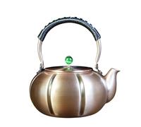 Copper Kettle, teapot with Boiling Water, Tea, Coffee Pot, Handmade Retro with Handle on top,2L