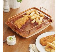Copper King Non-Stick Crisping Tray Oven Baking Tray Basket Crisper