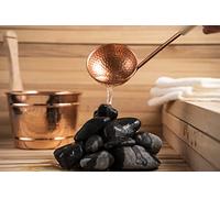 Copper Ladle with Wooden Handle, Traditional Cooking and Serving Utensil