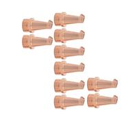 Copper M16x1 Laser Nozzle Set, 0.8mm 1.0mm 1.2mm 1.6mm 2.0mm Wire Feeding Nozzles for Handheld Fiber Laser System 10 Pieces 1.2mm