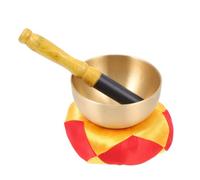Copper Meditation Singing Bowl Set for Yoga Sleep, 4 Inch | Handmade with Wood Rod and Cotton Bag, Portable Lightweight Design for Energy Healers and Teachers