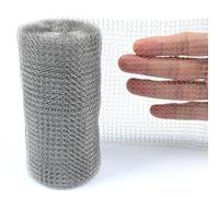 Copper Mesh 6m 20 Feet, Wire Rodent Mesh, Slug Repellent Mouse Mesh Wire Mesh Roll Control Stainless Steel Tape, Sliver Plant Protector for Bat Birds Snails Pigeon Outdoor Indoor Use Pet Friendly
