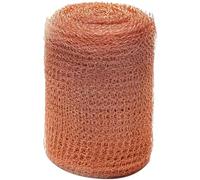 Copper Mesh Roll, 49.2 in x 984.3 in, Rodent Proof Barrier Screen, Pure Knitted Wire Mesh for Plants, Hole and Gap Filler, Unwelcome Guest Deterrent