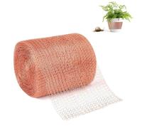 Copper Mesh Slug Repellent Copper Wire Tape Slug Repellent Fine Wire Mesh Roll for Mouse Hole Filler Indoor Use Snail Deterrent Barrier Tape for Garden Plant Protector Rodent Control (10m*12.7cm)